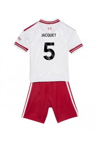 Liverpool Jeremy Jacquet #5 Jalkapallovaatteet Lasten Vieraspeliasu 2026-27 Lyhythihainen (+ Lyhyet housut)